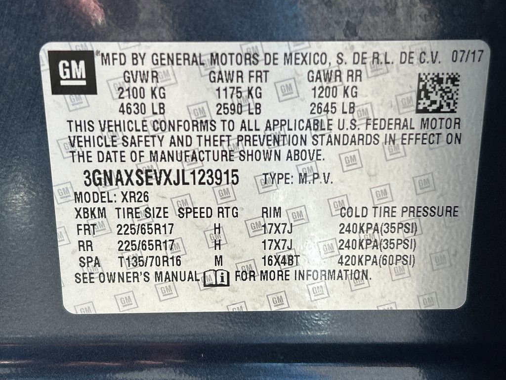 Used 2018 Chevrolet Equinox LT AWD/4WD image 34