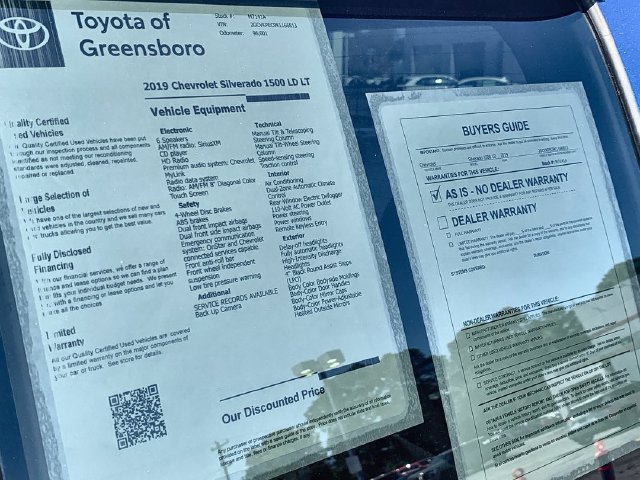 Used 2019 Chevrolet Silverado 1500 LT w/ All Star Edition AWD/4WD image 46