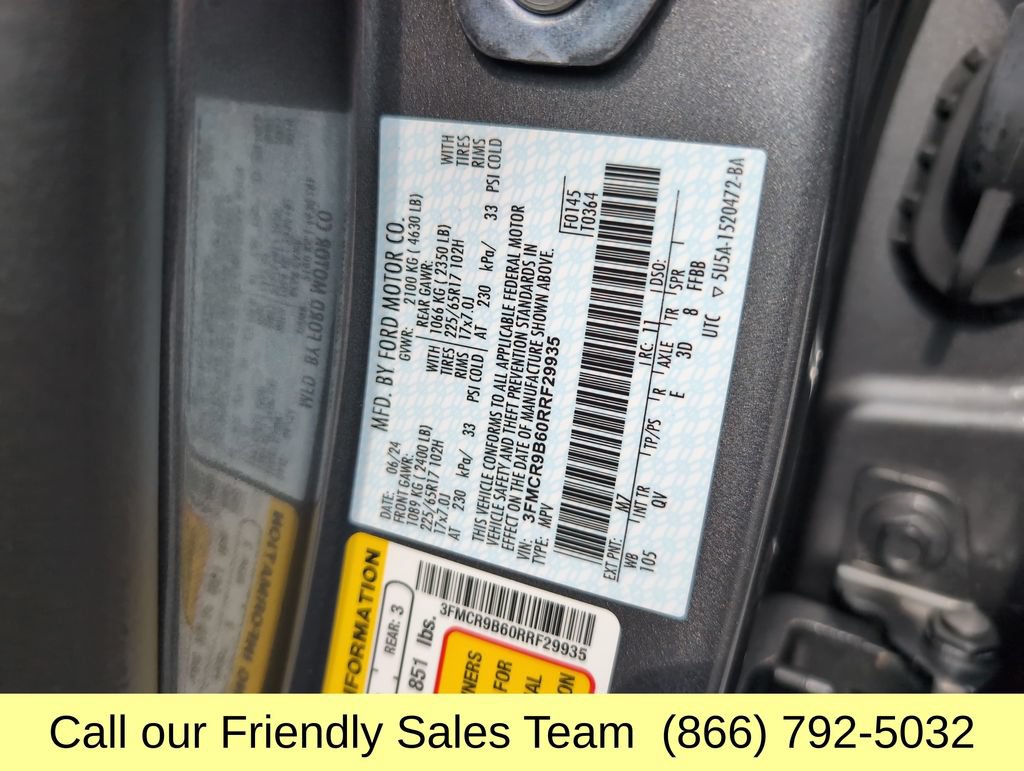 Used 2024 Ford Bronco Sport Big Bend w/ Convenience Package AWD/4WD image 30