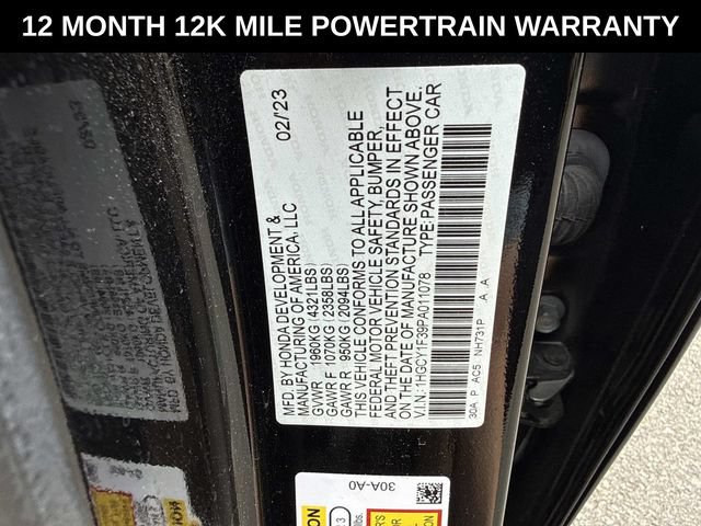 Used 2023 Honda Accord EX image 30