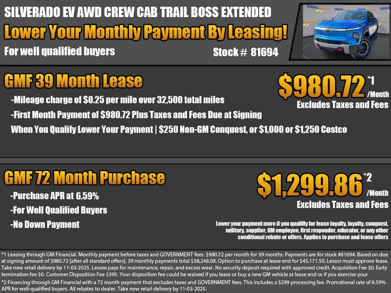New 2026 Chevrolet Silverado EV Trail Boss w/ Premium Package image 2