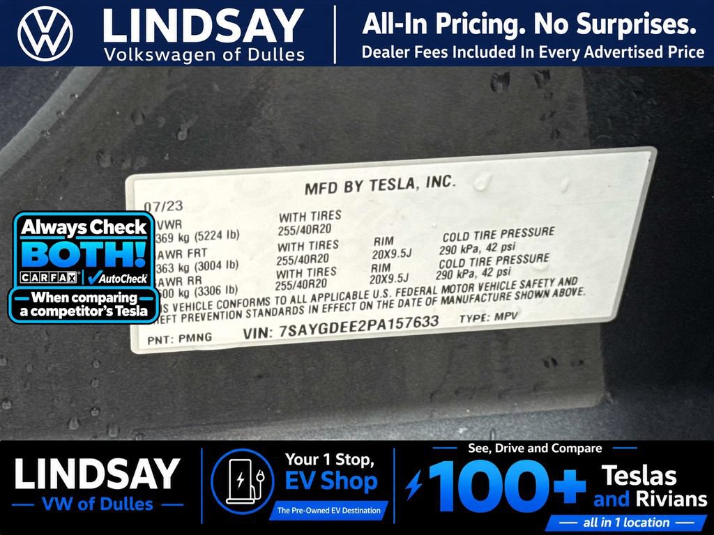 Used 2023 Tesla Model Y Long Range AWD/4WD image 29