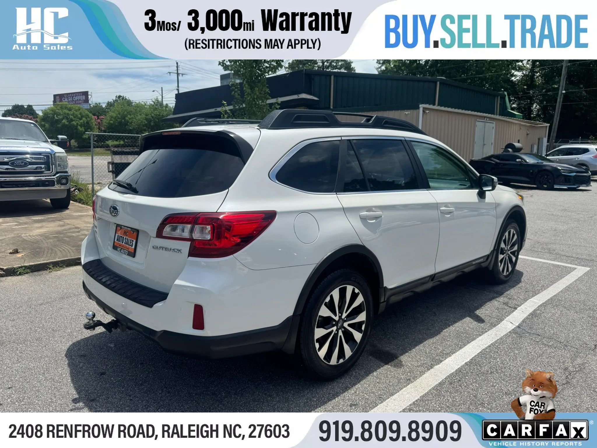 Used 2015 Subaru Outback 2.5i Limited w/ Protection Package #2 AWD/4WD image 5