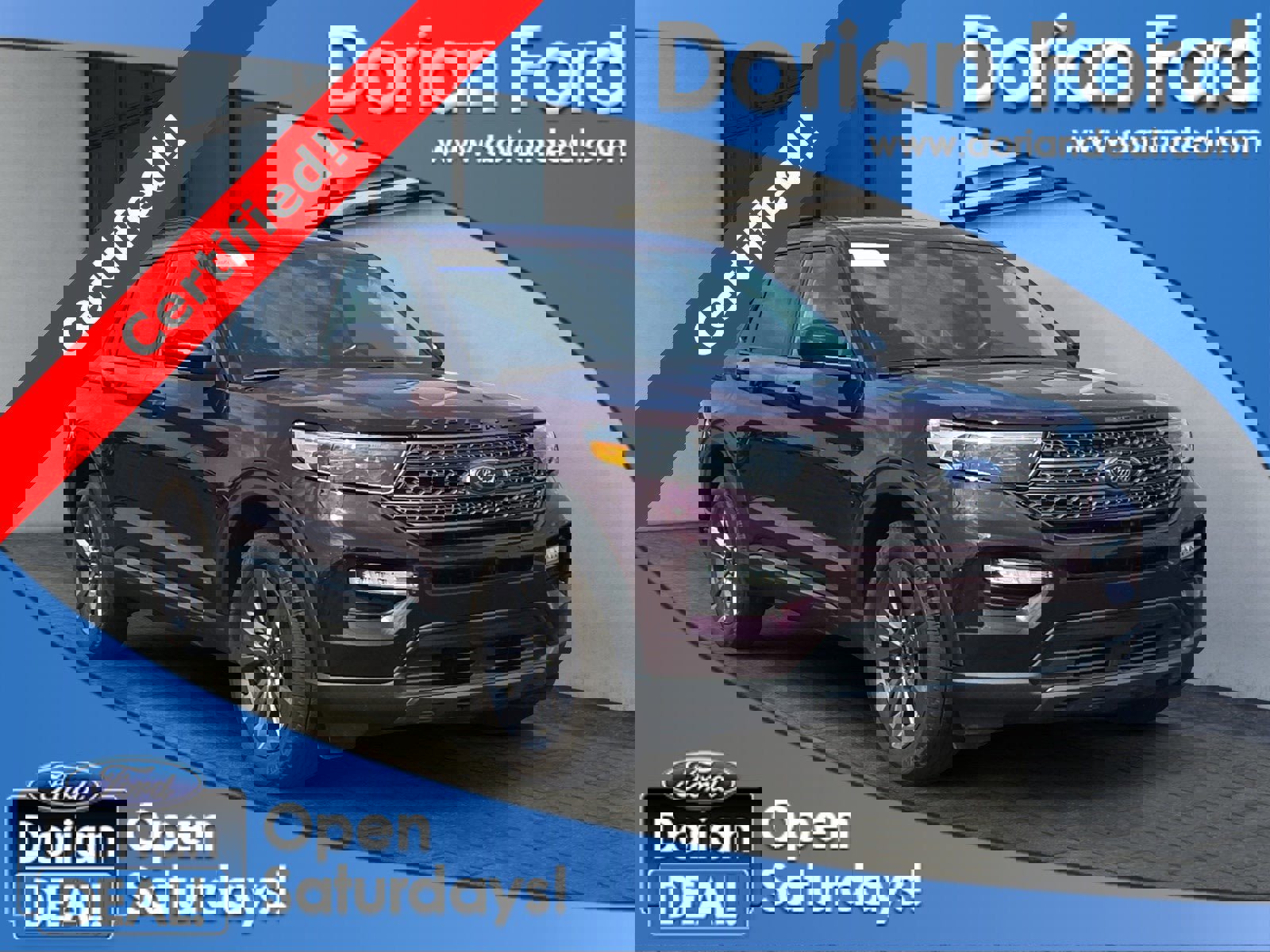 Certified 2023 Ford Explorer XLT w/ Equipment Group 202A image 1