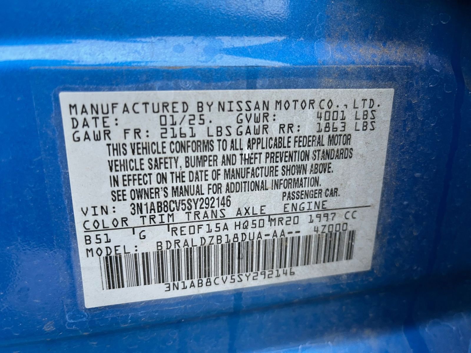 Used 2025 Nissan Sentra SV FWD image 27