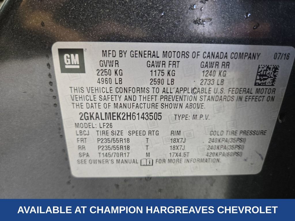 Certified 2017 GMC Terrain SLE FWD image 43