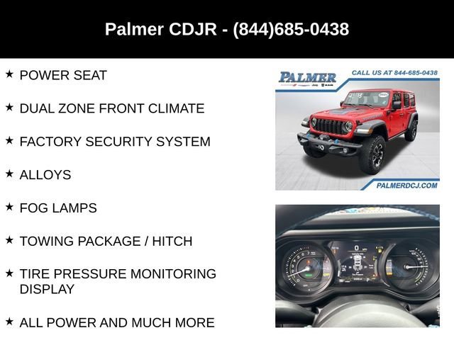 Used 2024 Jeep Wrangler Unlimited Rubicon 4xe w/ Capability Package image 24