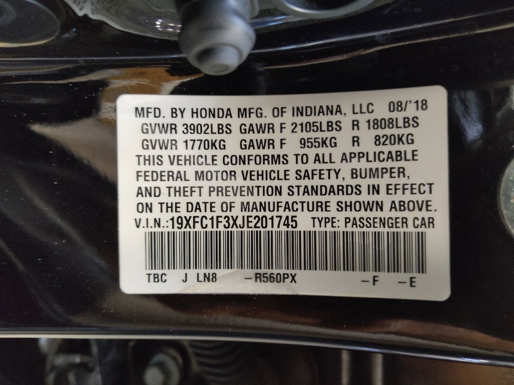 Used 2018 Honda Civic EX-T image 33
