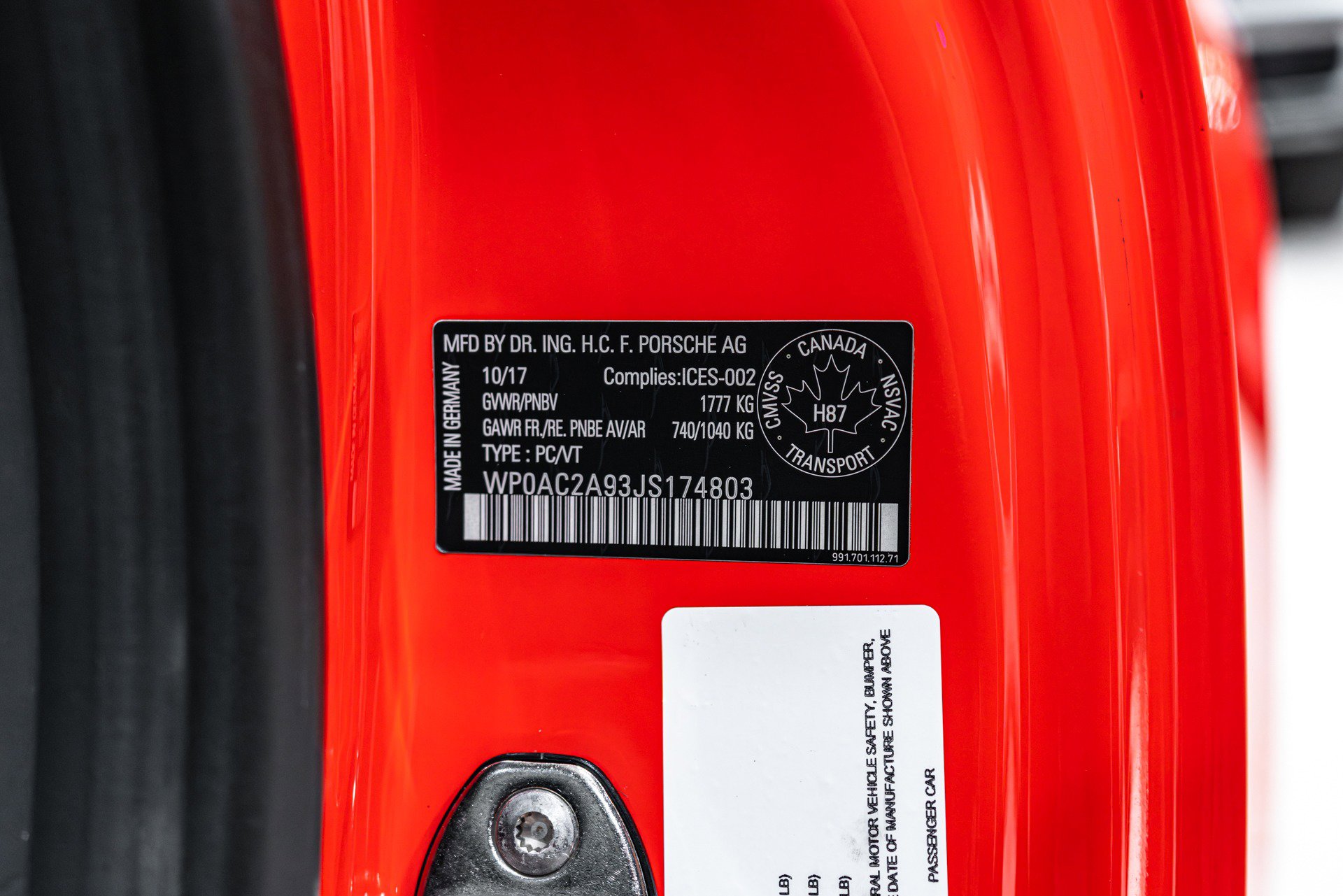 Used 2018 Porsche 911 GT3 image 61