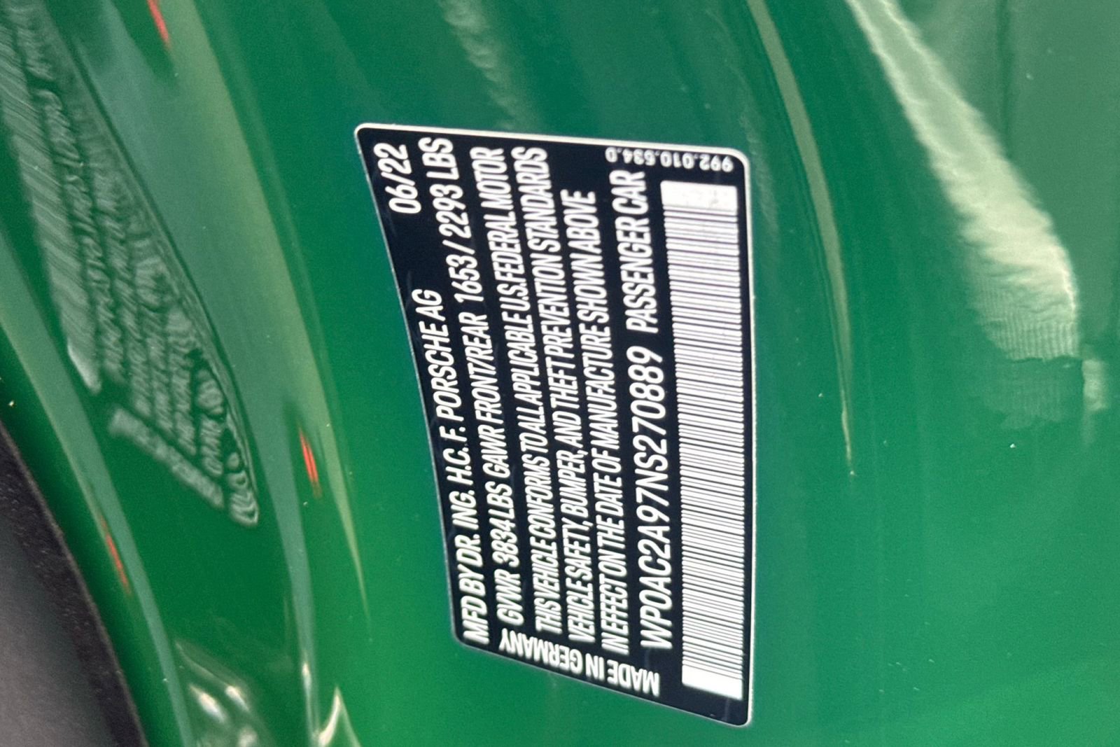 Certified 2022 Porsche 911 GT3 image 45