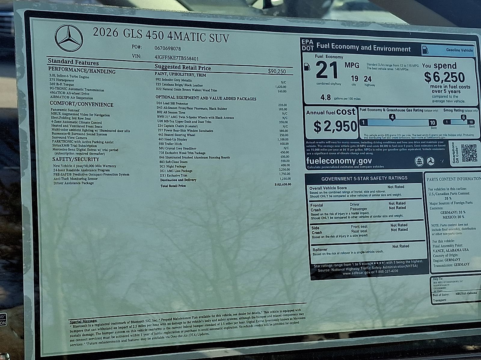 New 2026 Mercedes-Benz GLS 450 4MATIC image 19