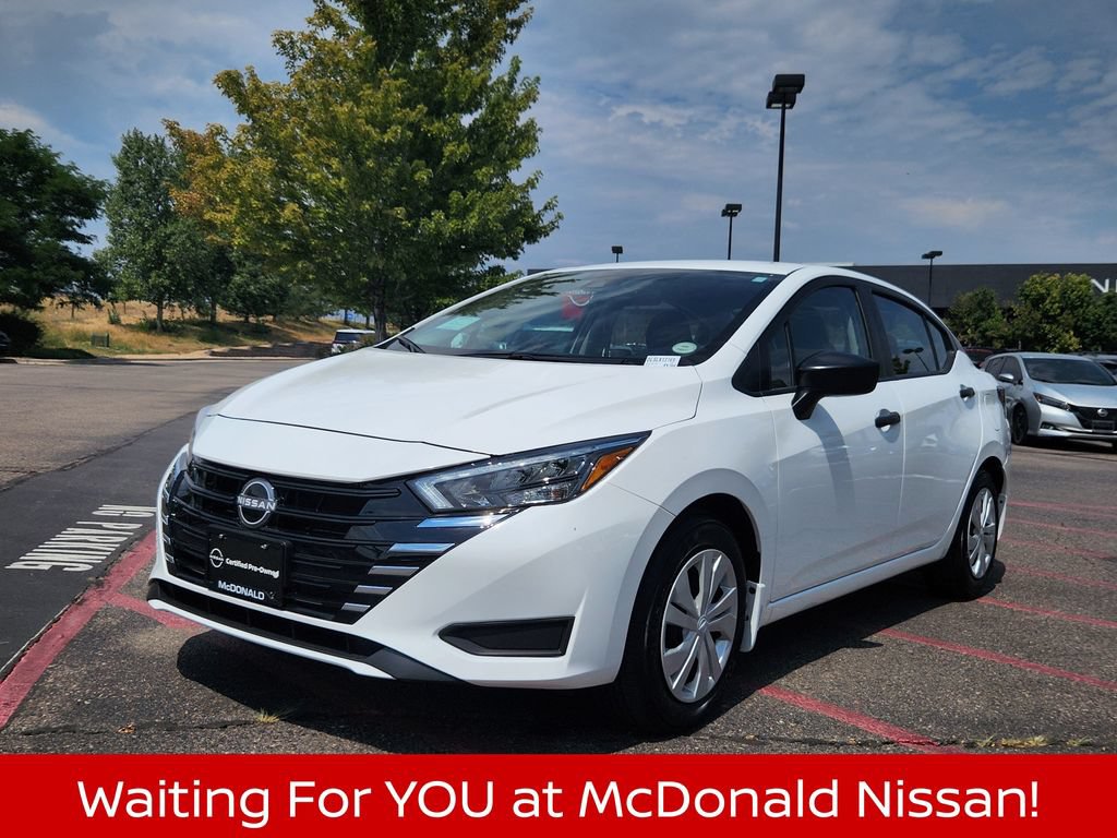Certified 2025 Nissan Versa S w/ Trunk Package FWD image 1