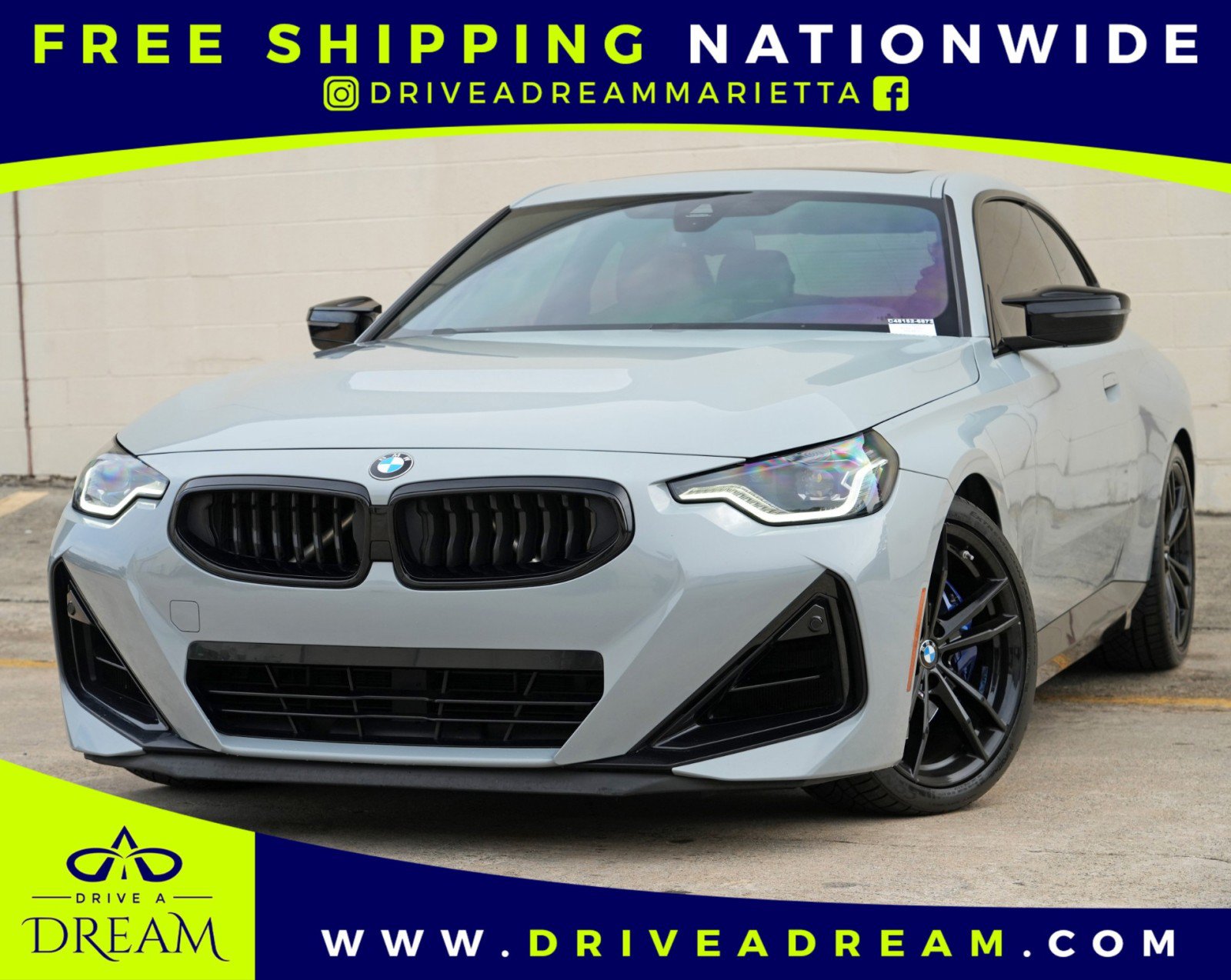 Used 2022 BMW M240i xDrive Coupe w/ Premium Package AWD/4WD image 1