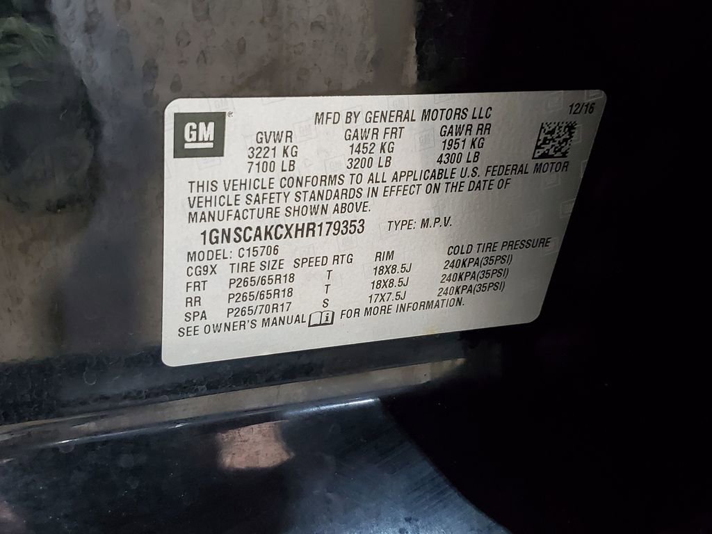 Used 2017 Chevrolet Tahoe LS w/ Max Trailering Package RWD image 43