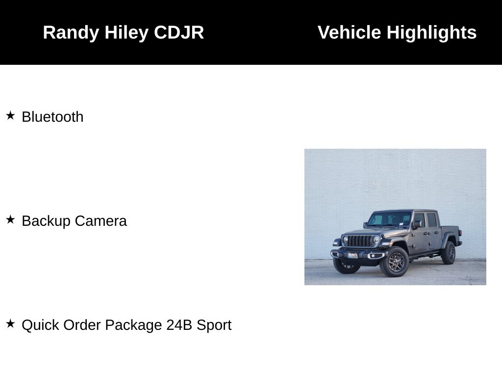 New 2026 Jeep Gladiator Sport AWD/4WD image 5
