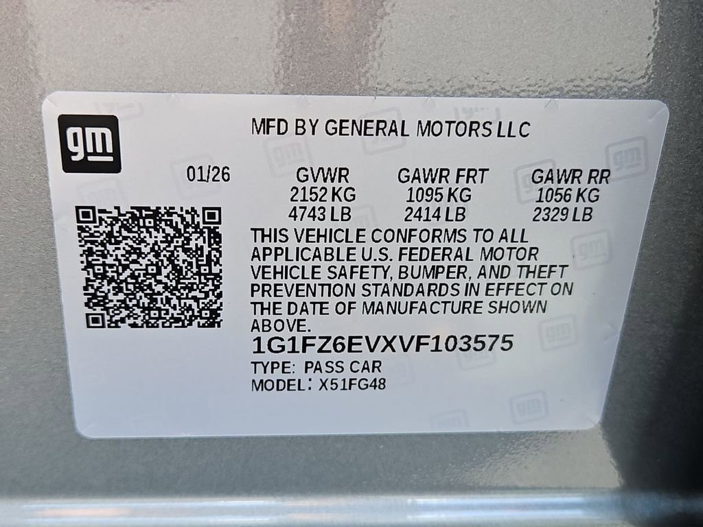 New 2027 Chevrolet Bolt RS w/ Technology Package image 25