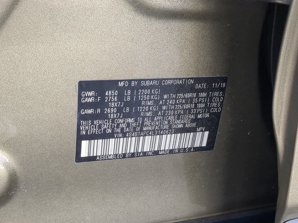 Used 2020 Subaru Outback Touring w/ Popular Package #2 AWD/4WD image 36