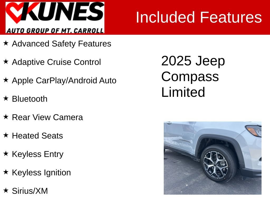 Used 2025 Jeep Compass Limited image 3