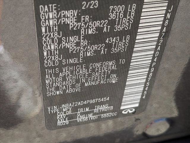 Used 2023 INFINITI QX80 Premium Select w/ Cargo Package image 25