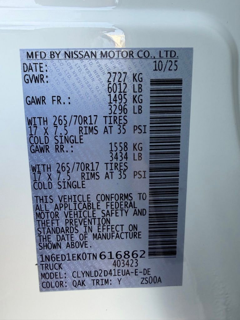 New 2026 Nissan Frontier PRO-4X w/ Pro Premium Package image 34