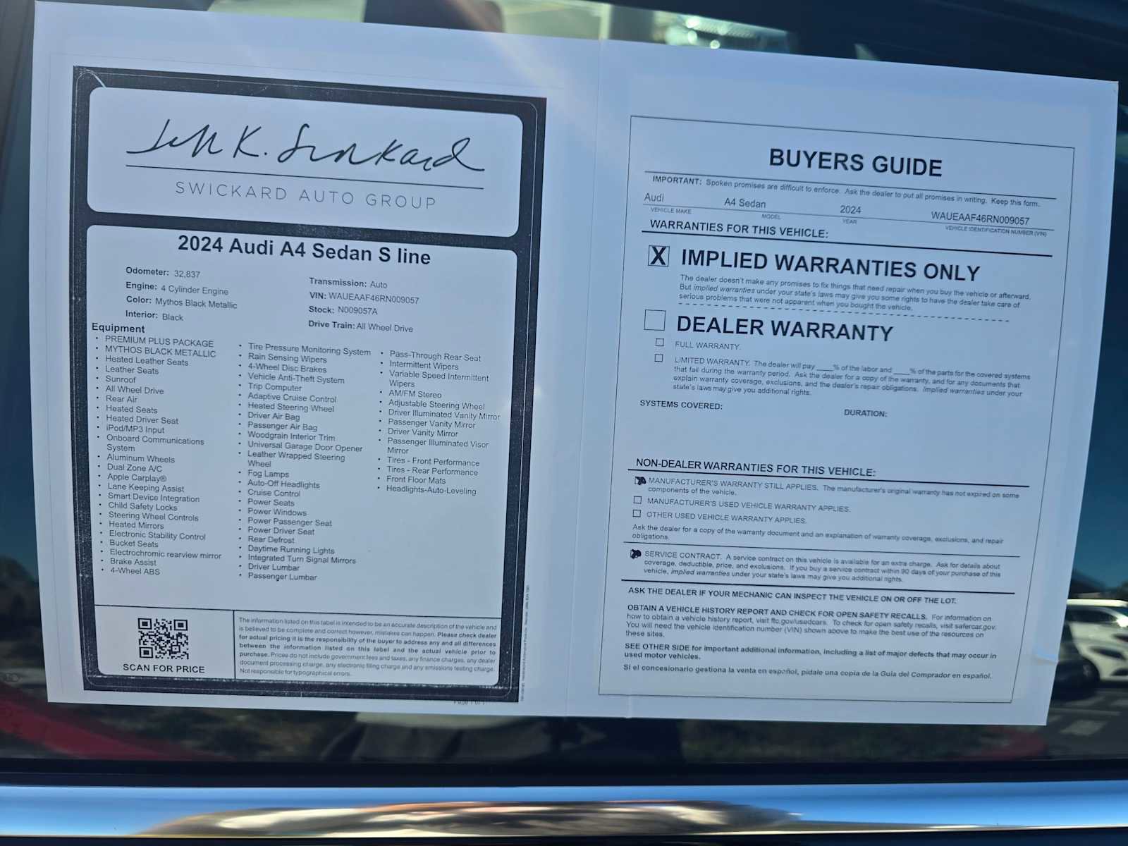 Used 2024 Audi A4 2.0T Premium Plus image 18