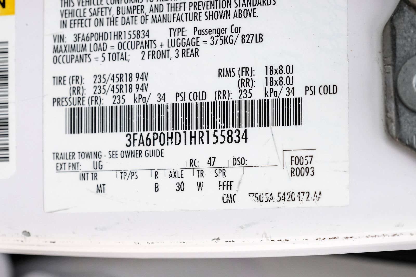Used 2017 Ford Fusion SE w/ Equipment Group 201A FWD image 63