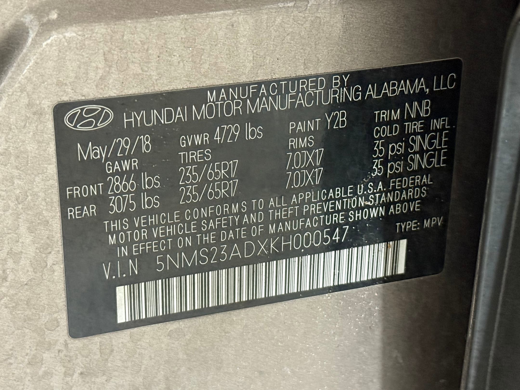 Used 2019 Hyundai Santa Fe SE image 18