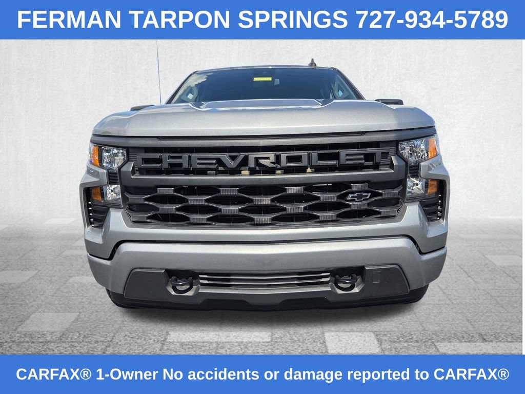 Certified 2024 Chevrolet Silverado 1500 Custom w/ Turbomax Blackout Package RWD image 6