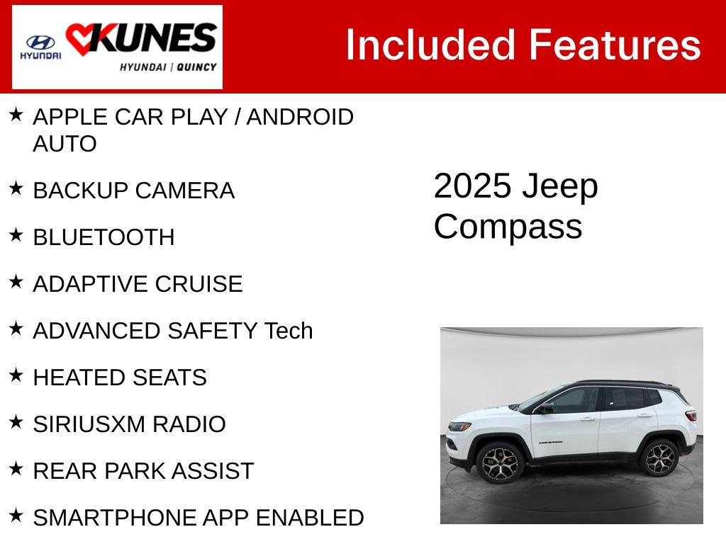 Used 2025 Jeep Compass Limited AWD/4WD image 2