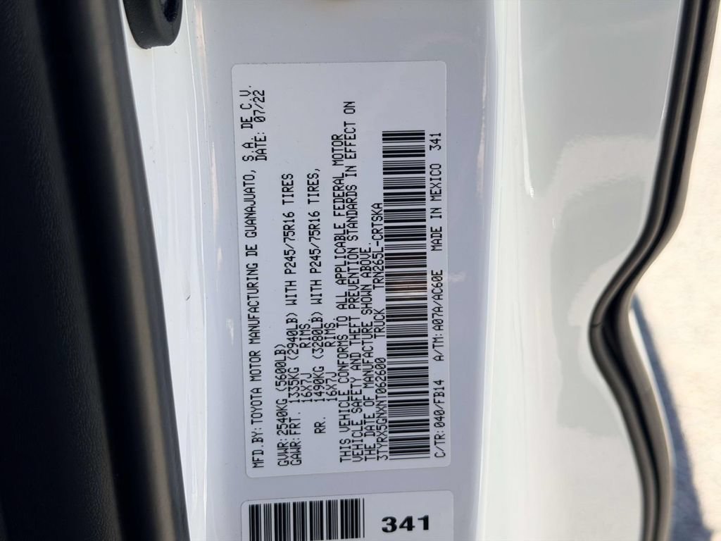Certified 2022 Toyota Tacoma SR w/ SR Convenience Package RWD image 26