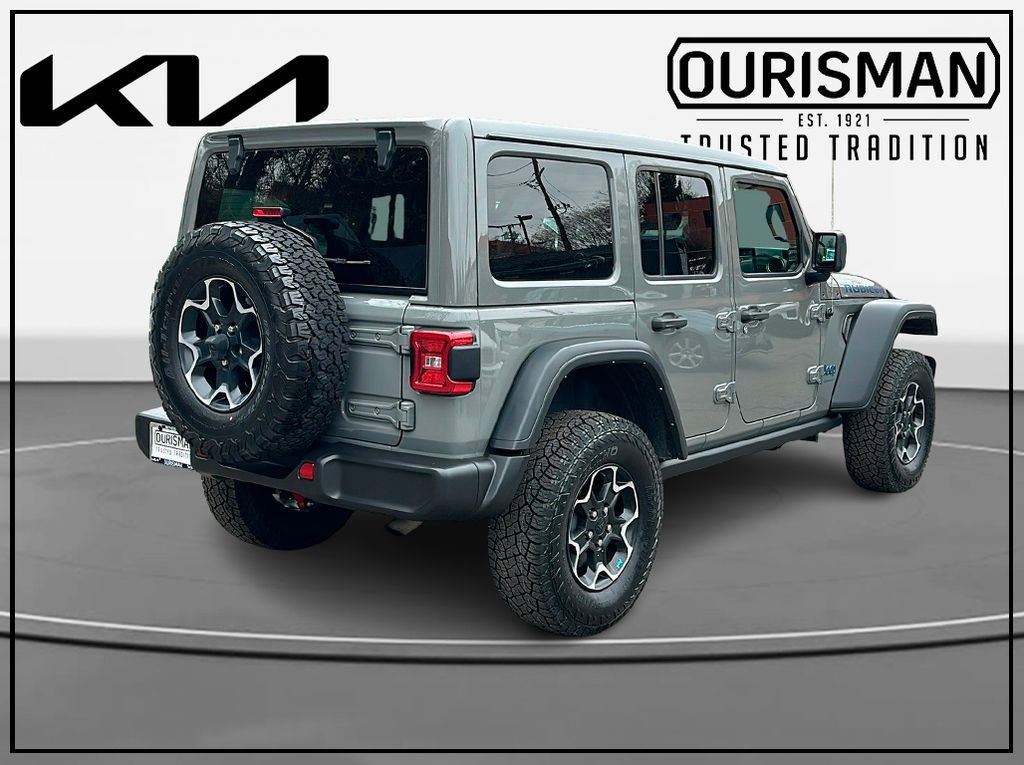 Used 2023 Jeep Wrangler Unlimited Rubicon 4xe w/ Cold Weather Group image 4