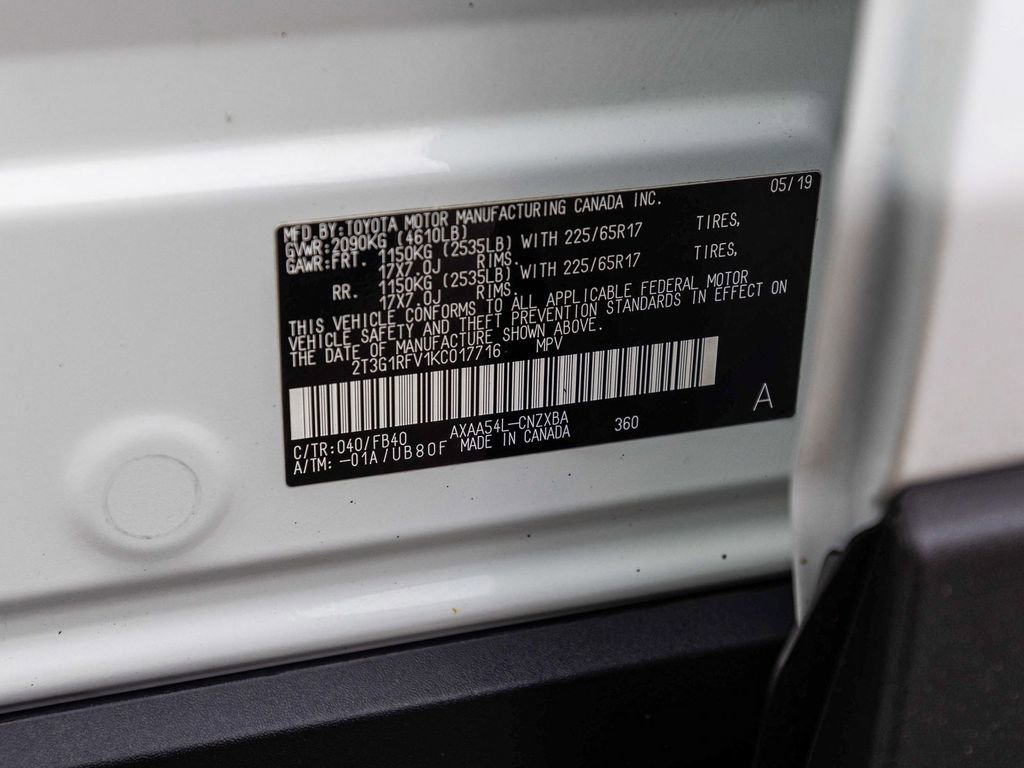 Used 2019 Toyota RAV4 LE w/ All Weather Liner Package AWD/4WD image 15