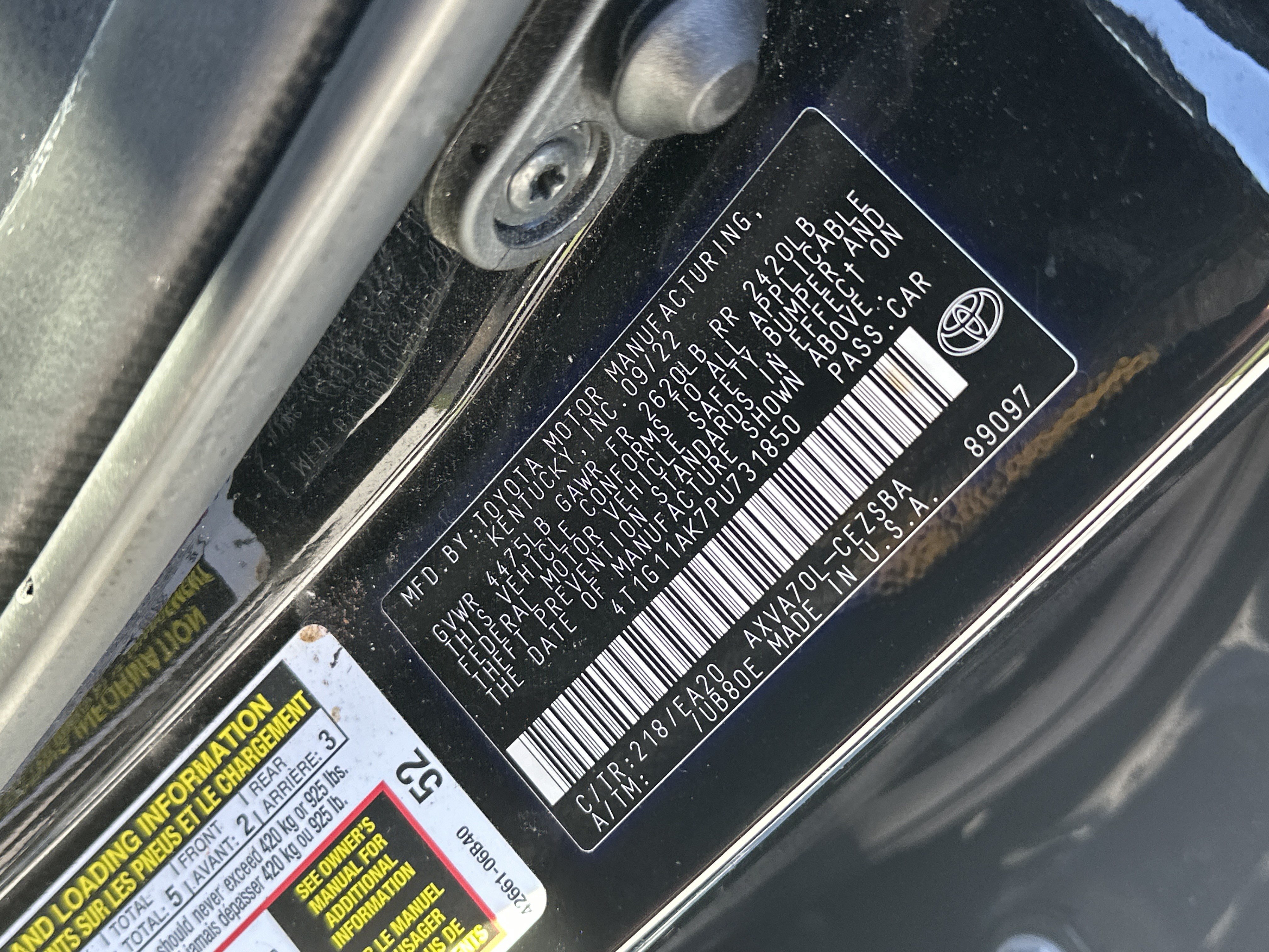 Used 2023 Toyota Camry SE FWD image 35