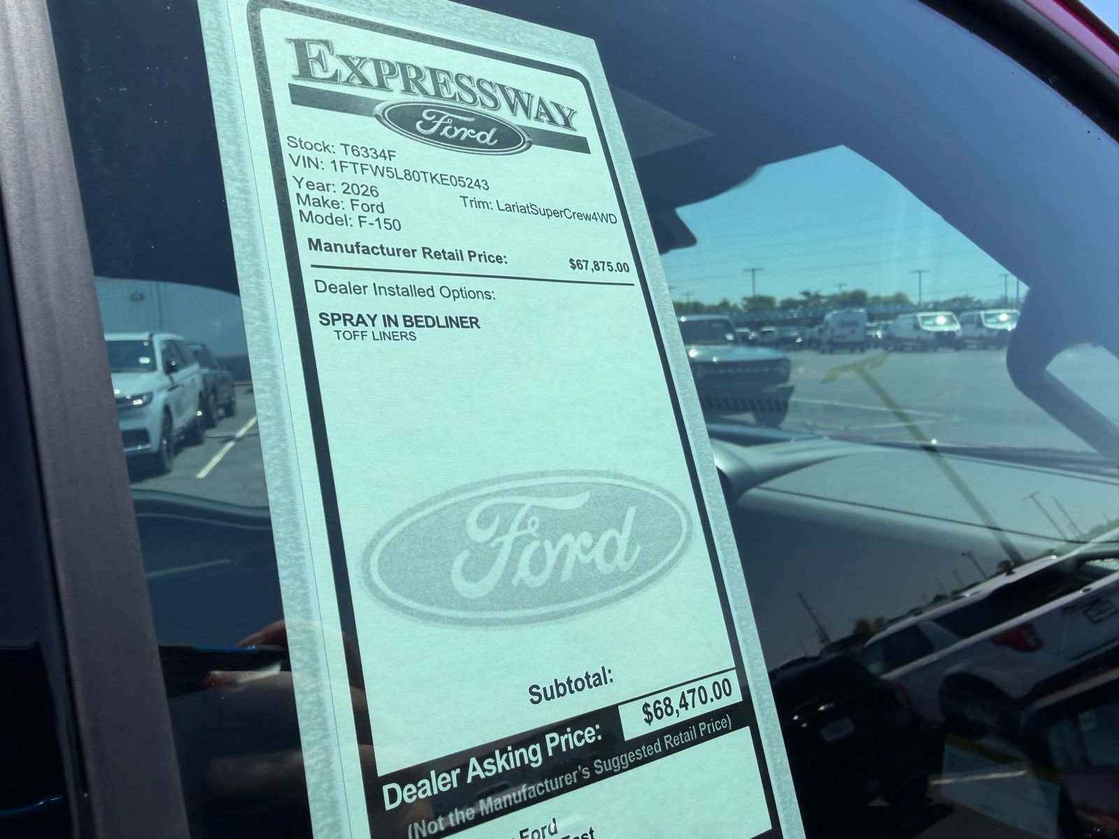 New 2026 Ford F150 Lariat AWD/4WD image 12