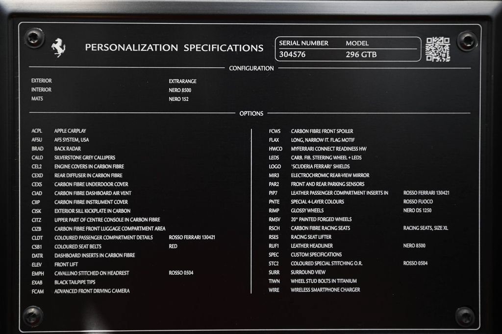 Certified 2024 Ferrari 296 GTB RWD image 45
