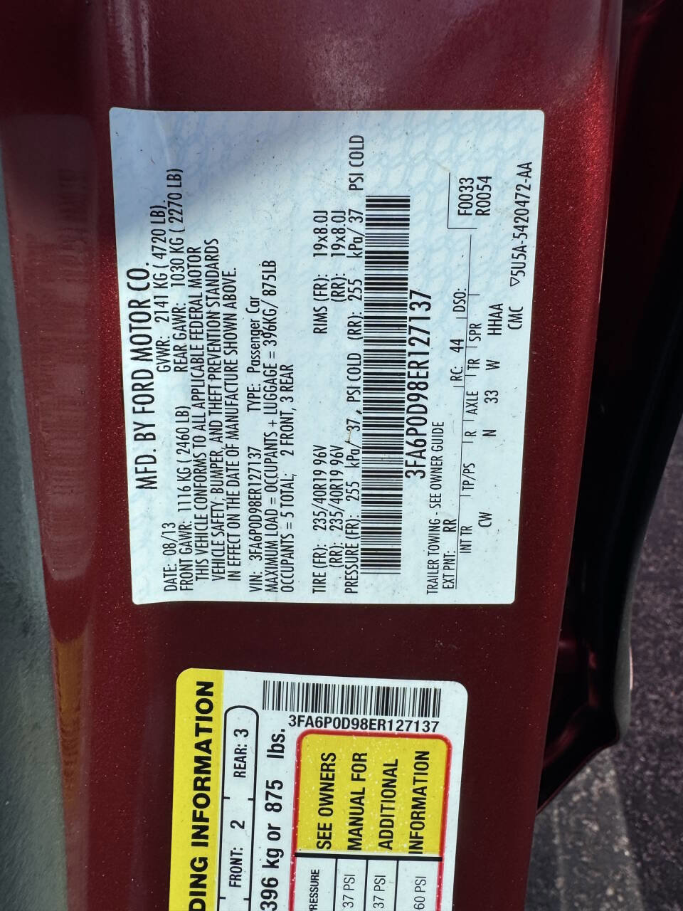 Used 2014 Ford Fusion Titanium image 19