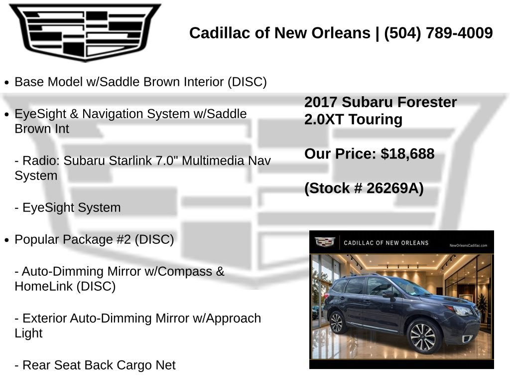 Used 2017 Subaru Forester 2.0XT Touring w/ Popular Package #2 AWD/4WD image 7