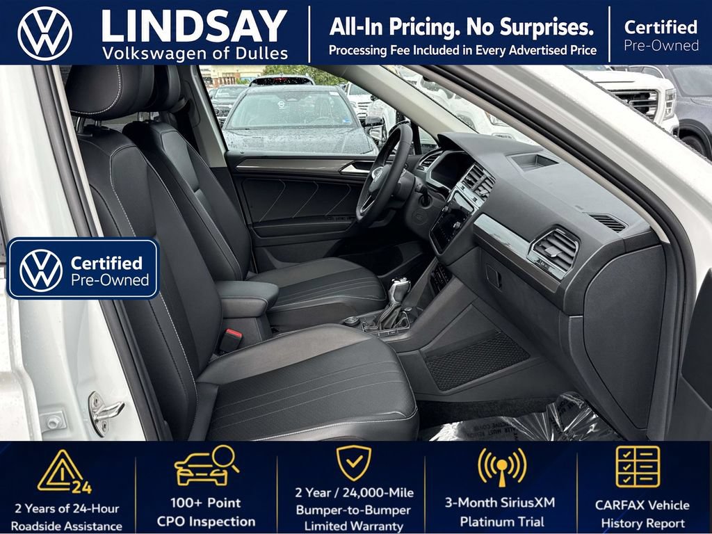 Used 2023 Volkswagen Tiguan SE w/ Panoramic Sunroof Package AWD/4WD image 14