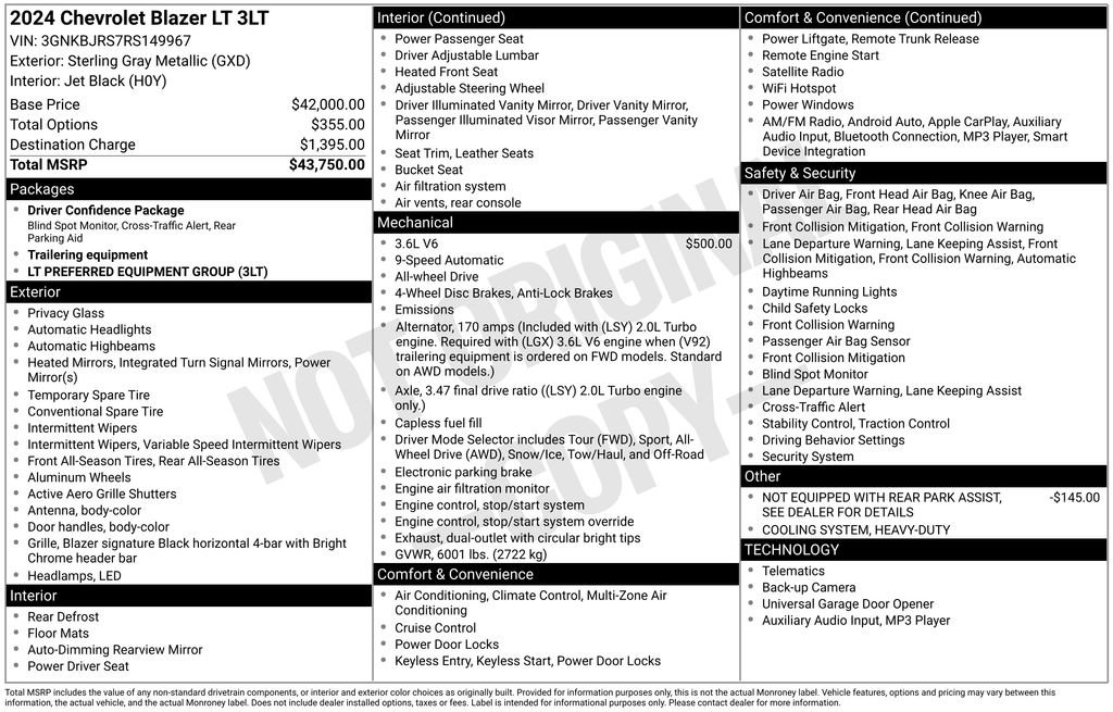 Certified 2024 Chevrolet Blazer LT image 12