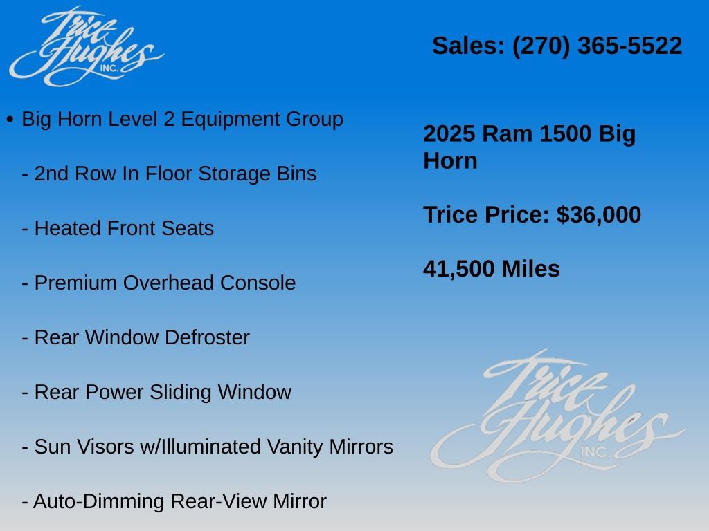 Used 2025 RAM 1500 Big Horn AWD/4WD image 7