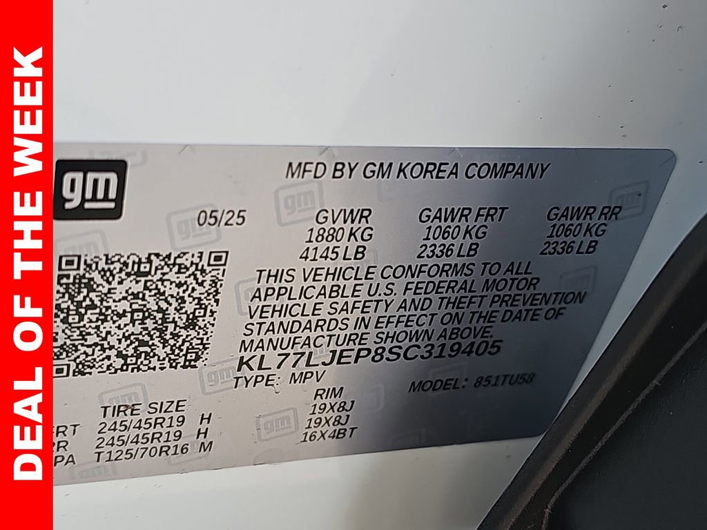 New 2025 Chevrolet Trax RS w/ Sunroof Package image 40