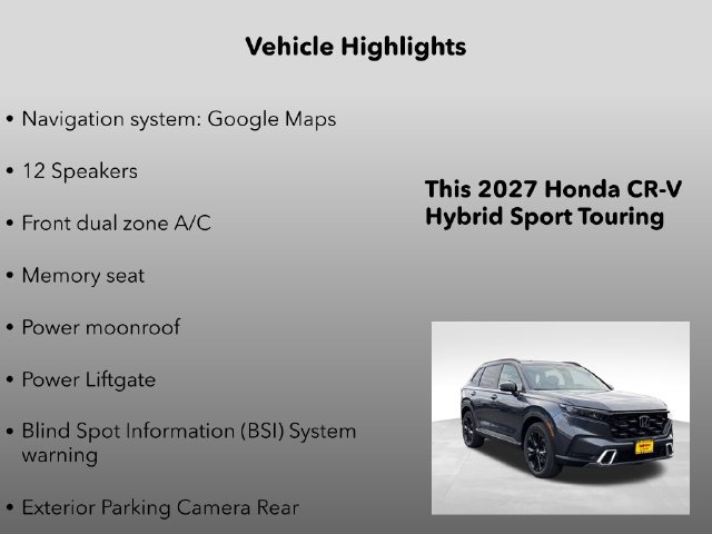 New 2027 Honda CR-V Sport Touring image 31
