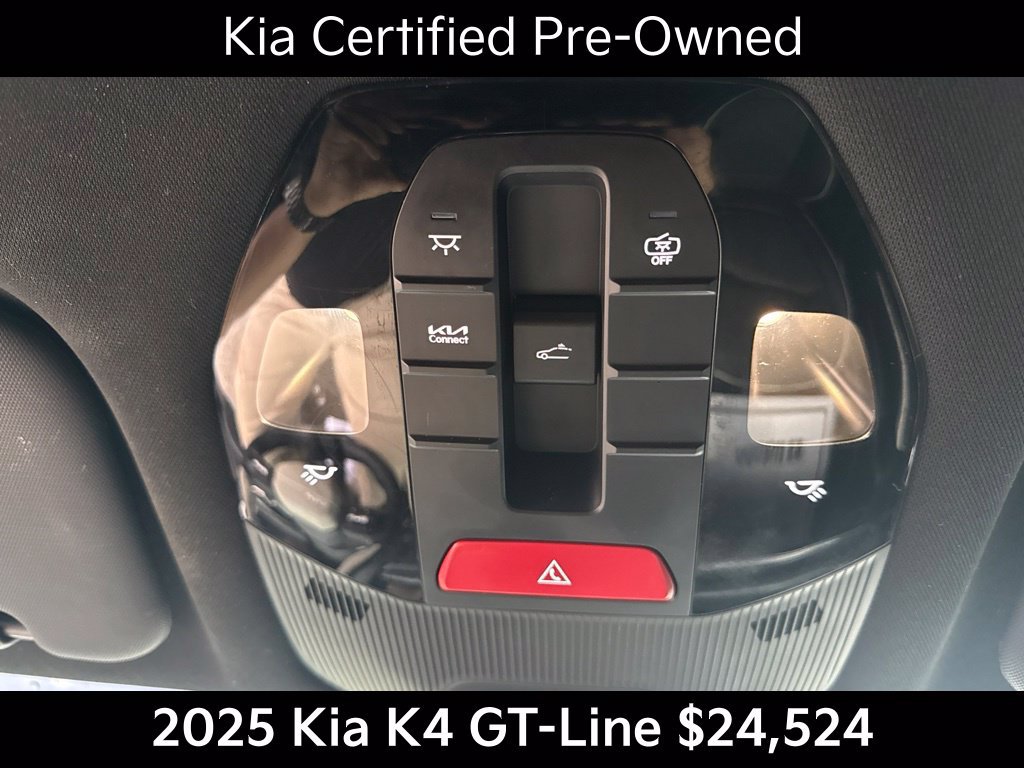 Certified 2025 Kia K4 GT-Line w/ GT-Line Sunroof Package FWD image 33