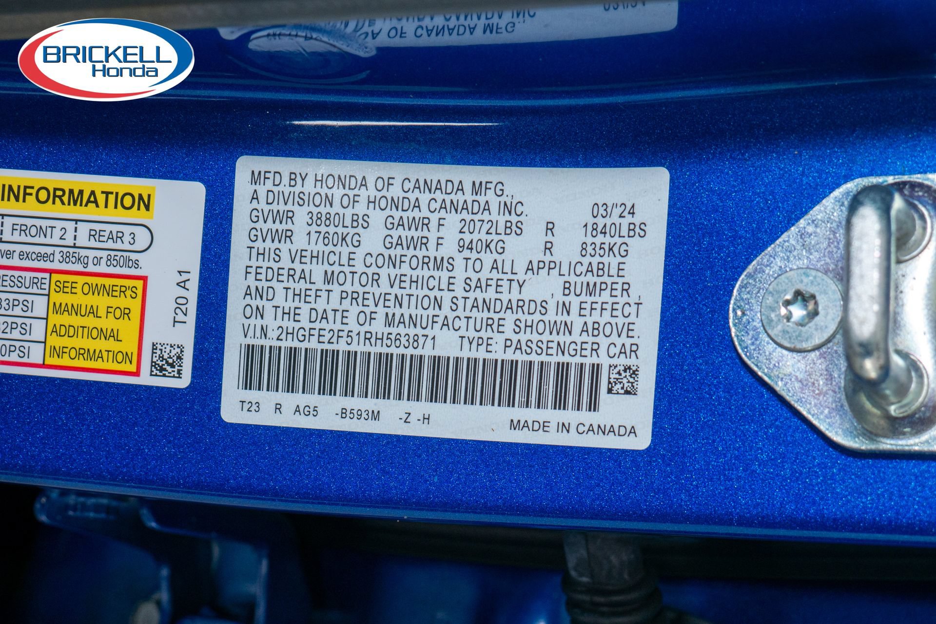 Used 2024 Honda Civic Sport image 40