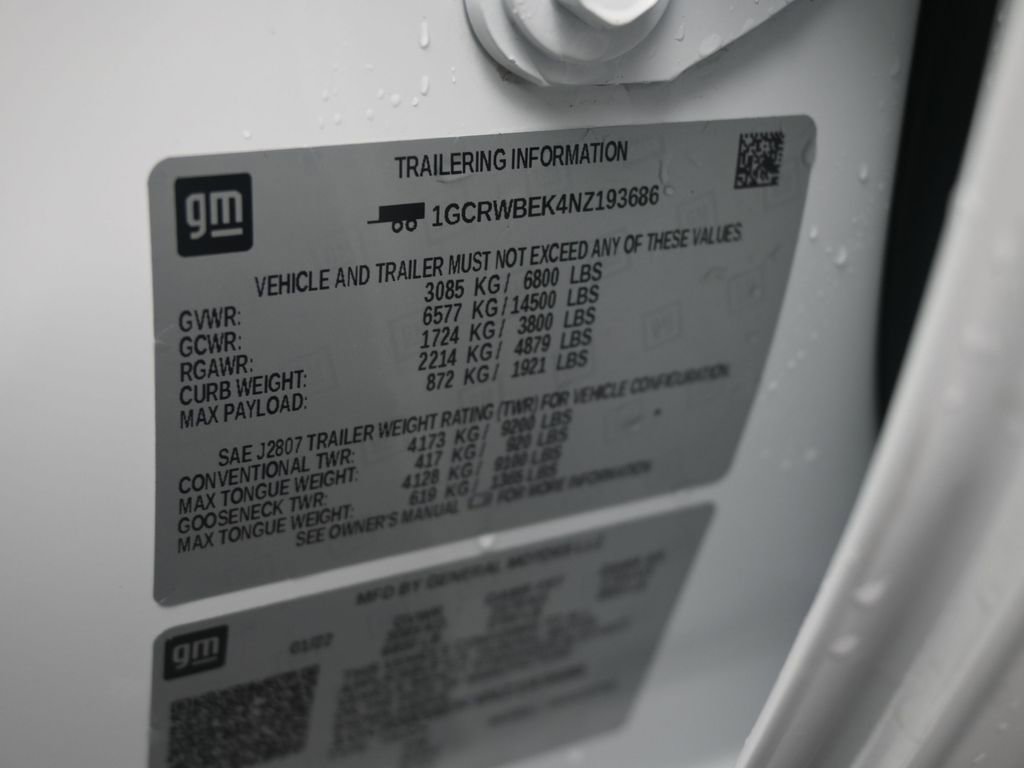 Used 2022 Chevrolet Silverado 1500 Custom w/ LPO, Dark Essentials Package image 18