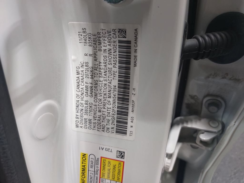 Used 2022 Honda Civic Sport image 35