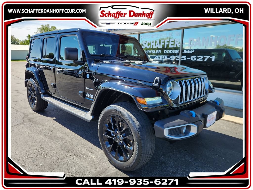 Used 2024 Jeep Wrangler Unlimited Sahara w/ Technology Group AWD/4WD image 1