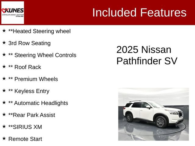 Used 2025 Nissan Pathfinder SV FWD image 3