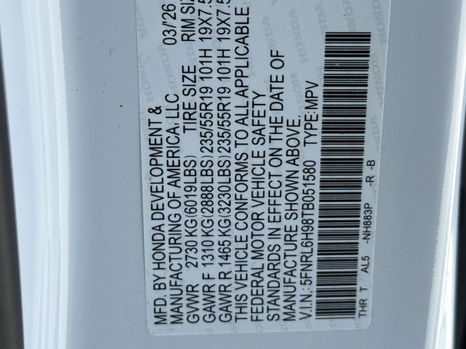 New 2026 Honda Odyssey Elite image 25