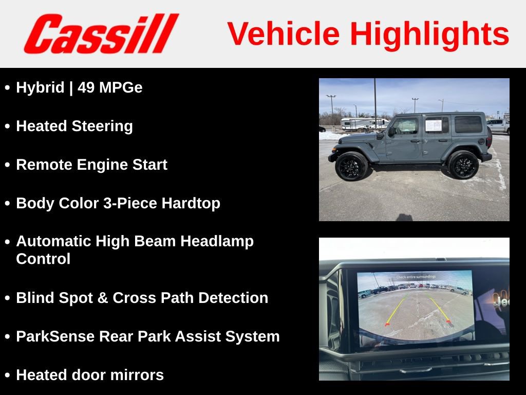 Used 2025 Jeep Wrangler Unlimited Sahara w/ Safety Group image 7